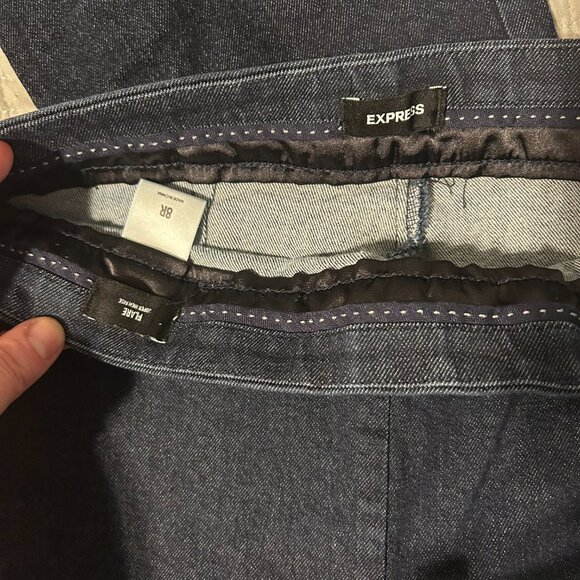 Express Women’s Dark Wash Denim Pants Size 8 Regular - Picture 6 of 16